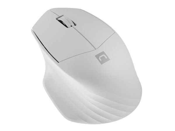 NATEC Siskin 2, Høyre hendt, Optisk, Bluetooth, 1600 DPI, Hvit