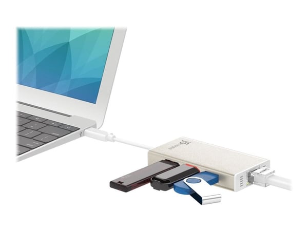 USB-C MULTI-ADAPTER GIGABIT    PERP ETHERNET / USB 3.1 HUB