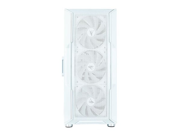 Zalman i3 NEO - Mid tower - ATX - sidepanel med vindu (herdet glass) - ingen strømforsyning - hvit - USB/lyd