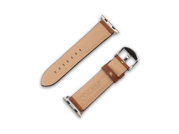 JT Berlin Watchband Charlie Armbånd 42 mm, 44 mm, 45 mm, 49 mm M Brun, Rustfritt stål Watch Series 1, Watch Series 2, Watch Series 3, Watch Series ...