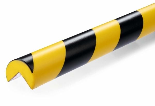 Durable C25R, Polyuretan (PU), Svart, Gult, Avrundet, 1000 mm, China