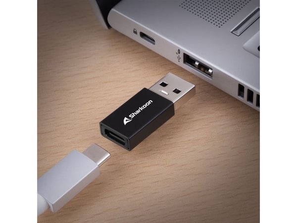 Sharkoon OfficePal - USB-adaptersats - upp till 5 Gbps dataöverföringshastighet