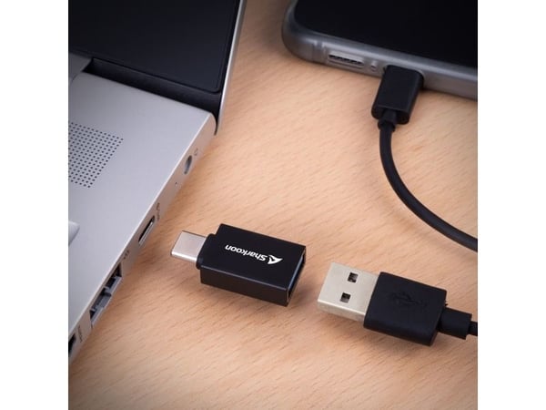 Sharkoon OfficePal - USB-adaptersats - upp till 5 Gbps dataöverföringshastighet
