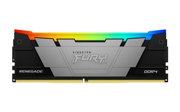 Kingston FURY Renegade RGB - DDR4 - sett - 64 GB: 2 x 32 GB - DIMM 288-pin - 3200 MT/s / PC4-25600 - CL16 - 1.35 V - ikke-bufret - ikke-ECC - svart