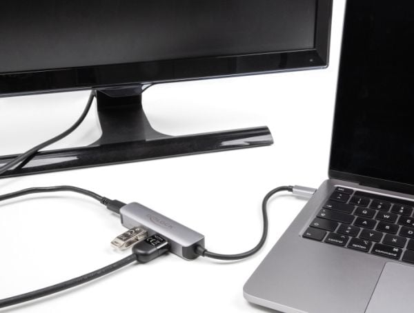 Delock - Telakointiasema - USB-C / Thunderbolt 3 / Thunderbolt 4 - HDMI