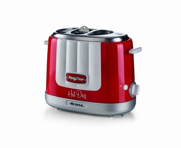 Ariete Party Time 0206 - Varm pølsemaskin - 650 W - rød