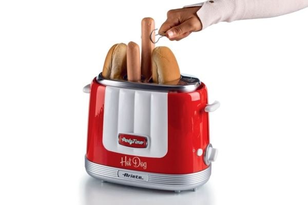 Ariete Party Time 0206 - Varm pølsemaskin - 650 W - rød