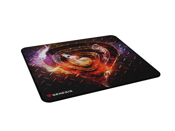 GENESIS Carbon 500 M Steel G2, Flerfarget, Bilde, Stoff, Gummi, Antiskliunderlag, Musematte til gaming