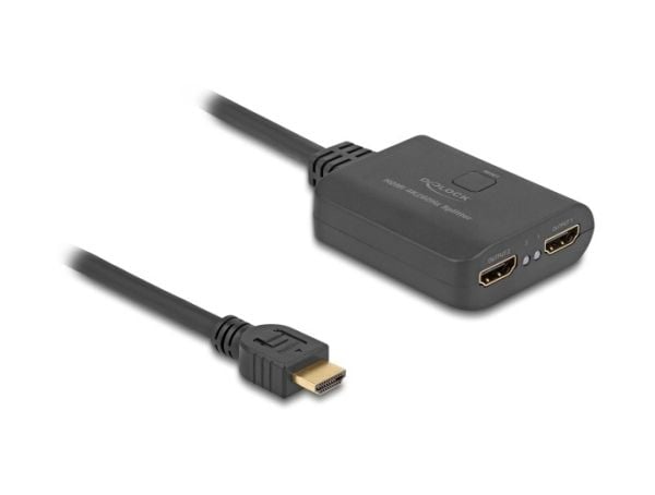 DeLOCK 18650, HDMI, HDMI, 3840 x 2160 pikseliä, musta, Muovi, 4K Ultra HD