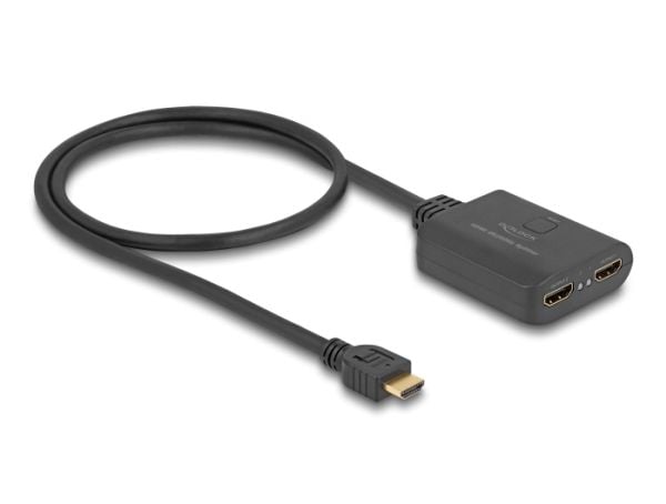 DeLOCK 18650, HDMI, HDMI, 3840 x 2160 pikseliä, musta, Muovi, 4K Ultra HD
