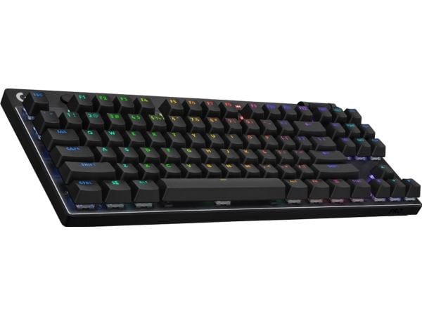 Logitech G PRO X - Näppäimistö - avaimeton - pussiton - Bluetooth, 2,4 GHz - tastkontakt: GX Red Linear - lajittelu