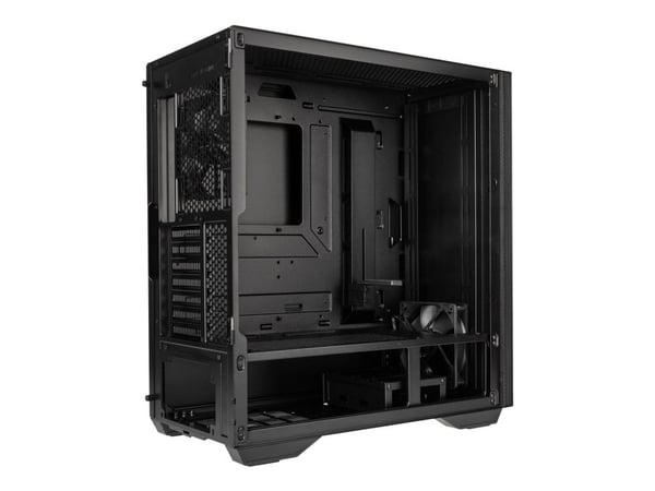 Kolink Stronghold Prime - Mid tower - utvidet ATX (E-ATX) - sidepanel med vindu (herdet glass) - ingen strømforsyning (ATX) - svart - USB/lyd