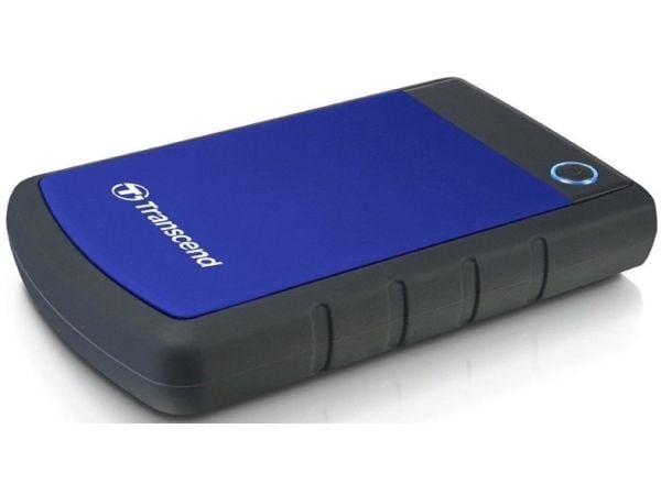 Transcend 2TB StoreJet 25H3, 2000 GB, 2,5", 3,2 Gen 1 (3,1 Gen 1), Svart, Blå