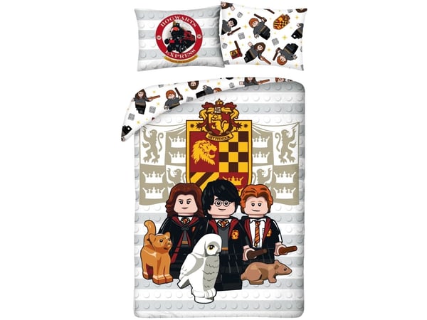 Lego Harry Potter Sengetøj 140 x 200 cm - 100 Procent Bomuld