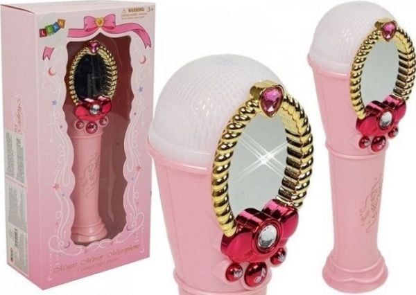Lean Sport magisk speil med mikrofon USB (rosa) 9017241_morele