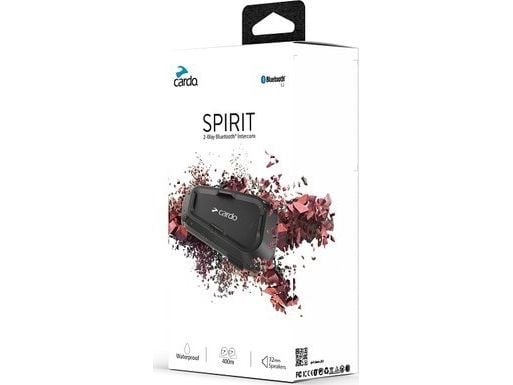 Cardo Spirit, 2 kanavaa, 400 m, USB Type-C, -20 - 55 °C, Musta, Vesitiivis