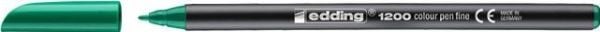 edding 1200 - Fibertuppenn - grønn - vannbasert blekk - 0.5-1 mm