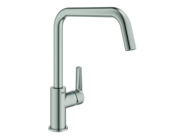 GROHE 30470DC0, Standard, Stål, Kran-håndtak, Single/enkelt, Super steel, Type U