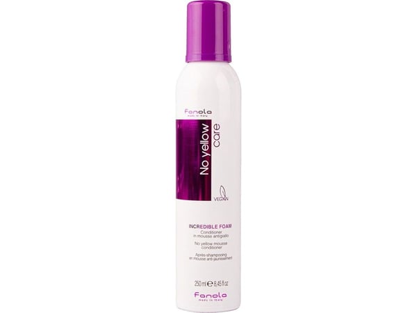 Fanola No Yellow Care Incredible, Kvinner, Ikke-profesjonell hårbalsam, Blondt hår, Blond, Grått, Fargebeskyttet, 250 ml