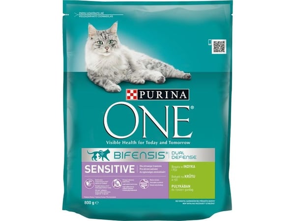 PURINA One Bifensis Adult Sensitive - kuivaruoka kissanpennuille - 800g