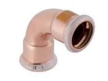 Bøjning cug 90gr 28mm mf/mf t/gas
