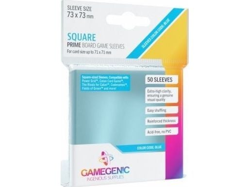 GameGenic PRIME Square Sleeves 73x73 mm