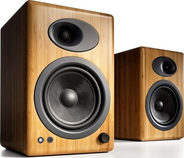 Audioengine A5+, 2-vägs, 2.0 kanaler, Kabel, 50 W, 50 - 22000 hz, Brun