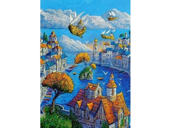 Castorland puslespill 500 brikker The Port Art Collection