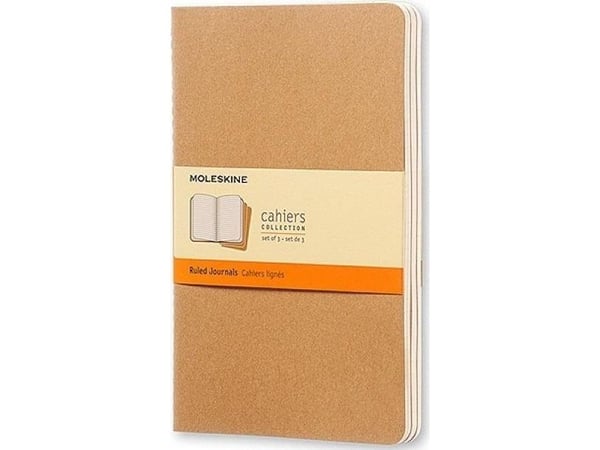 Moleskine QP416, Brun, 80 ark, Matt, Voksen