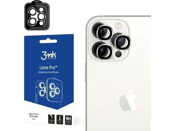 3MK Lens Protection Pro Silver, iPhone 15 Pro Max, 1 styck
