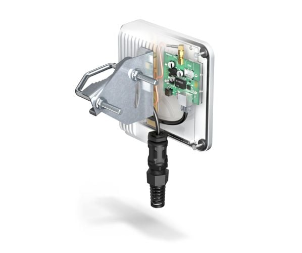 QuMini for TRB140, IP67 utendørshus med LTE omni-antenne