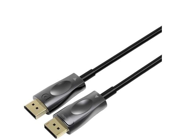 PREMIUMCORD Optical DisplayPort 1.4 tilkoblingskabel M/M, gullbelagt kontakt. 15m (kport6-15)