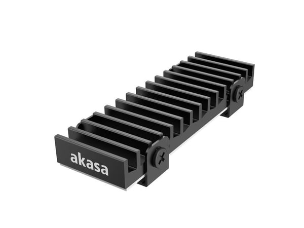 Akasa Gecko Pro - Fasttilstands-drevvarmelegeme - svart