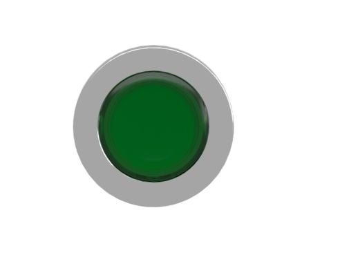 Schneider Electric ZB4F, painike, vihreä, yleis-LED, IP66, IK06, luokka I