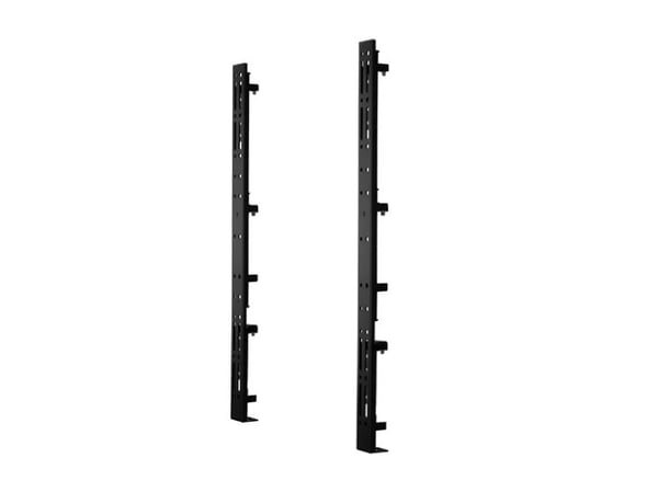 B-TECH System X BT8390-VESA800F - Monteringskomponent (2 støttearmer) - robust - for flatpanel - universal interface - låsbar - svart - skjermstørr...