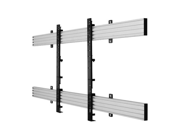 B-TECH System X BT8390-VESA800F - Monteringskomponent (2 støttearmer) - robust - for flatpanel - universal interface - låsbar - svart - skjermstørr...