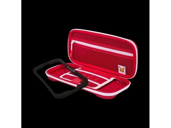 PowerA NSCS0064-01, Cover, Nintendo, Rød, Filt, Gummi, Nintendo Switch, Nintendo Switch Lite, Nintendo Switch OLED, Ridseresistent