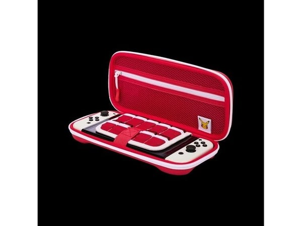 PowerA NSCS0064-01, Cover, Nintendo, Rød, Filt, Gummi, Nintendo Switch, Nintendo Switch Lite, Nintendo Switch OLED, Ridseresistent