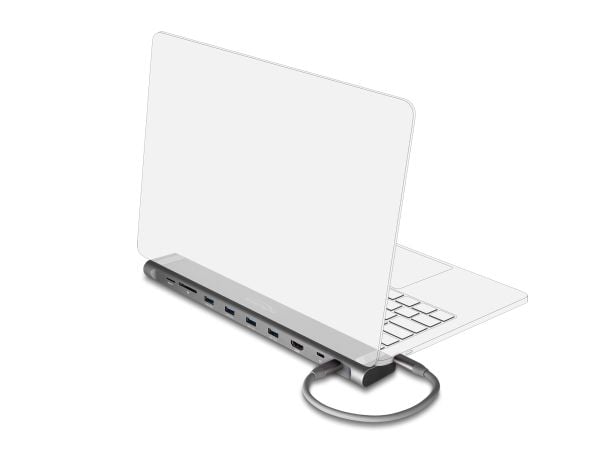 Delock - Dockningsstation - USB-C / Thunderbolt 3 - HDMI