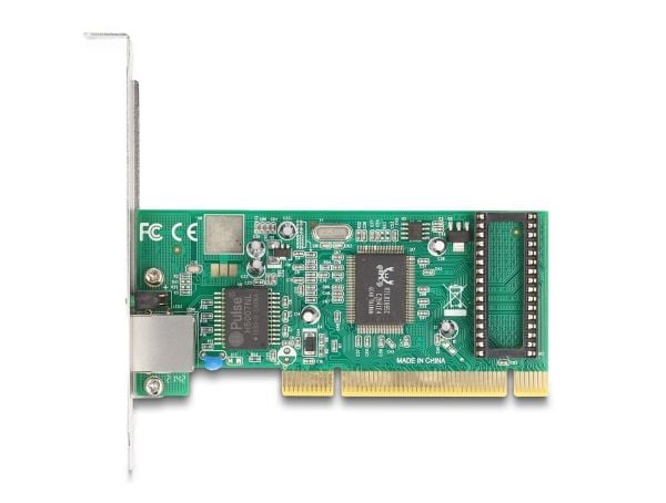 Delock - Nettverksadapter - PCI lav profil - 10/100/1000Base-T(X) x 1