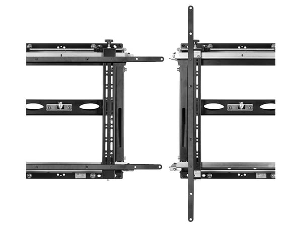 B-TECH BT7565 - Monteringskomponenter (2 adapterarmer) - for flatpanel - svart - veggmonterbar