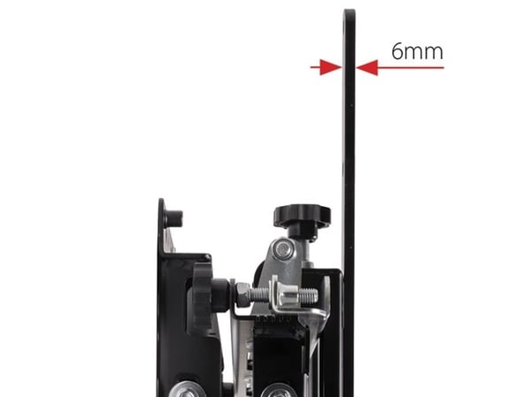 B-TECH BT7565 - Monteringskomponenter (2 adapterarmer) - for flatpanel - svart - veggmonterbar