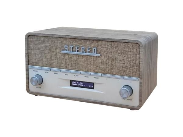 Denver DAB-36LW, Bærbar, Digitalt, DAB+, PLL, 5 W, LCD, Brun, Hvit