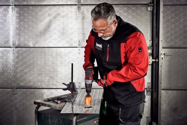 kwb 499060, Single/enkelt, Trådløs skrutrekker, Murstein, Betong, Laminert Panel, Lightweight concrete, Plast, Tre, Oransje, Hex- og SDS-plus-skaft...