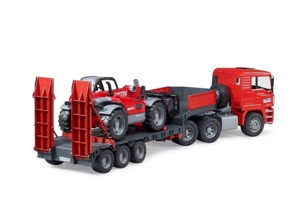 MAN TGA lavlaster med Manitou teleskoplaster MLT 633, modellkjøretøy