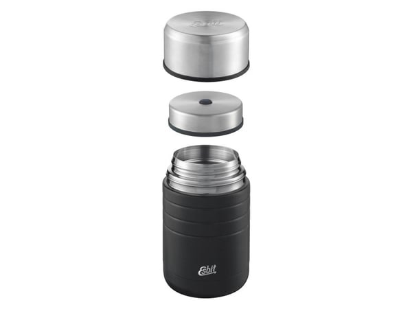 ESBIT MAJORIS, 1 L, Svart, Silver, Rostfritt stål, Camping, 10,8 cm, 208 mm