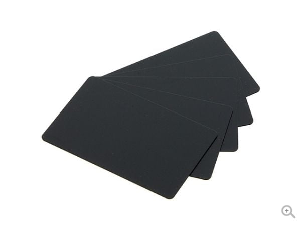 Evolis - Ikke-plastifisert polyvinylklorid (PVC-U) - 30 mille - matt svart - 86 x 54 mm 500 kort kort - for Evolis Quantum 2 Standard
