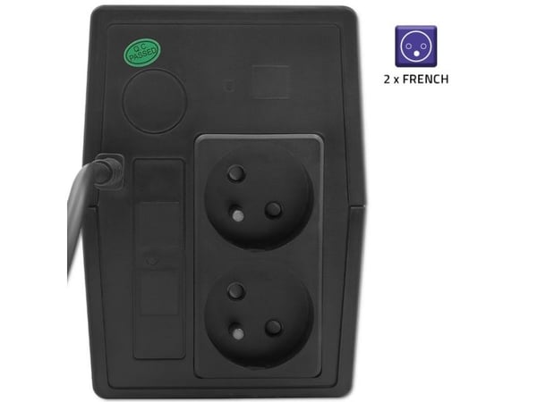 Qoltec UPS nødstrømforsyning | monolitt | 850VA | 480W
