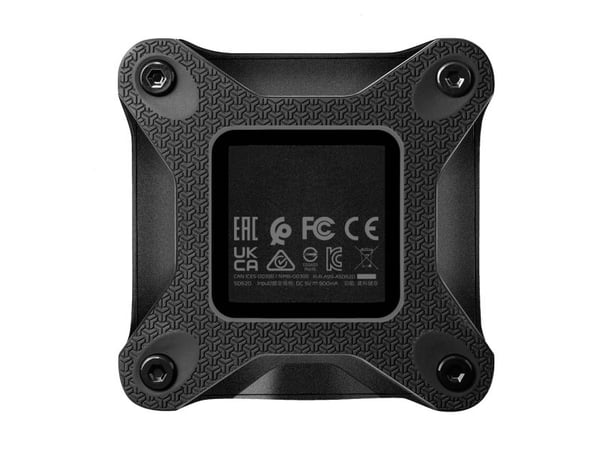 ADATA SD620 - SSD - 512 GB - ekstern (bærbar) - USB 3.2 Gen 2 - svart