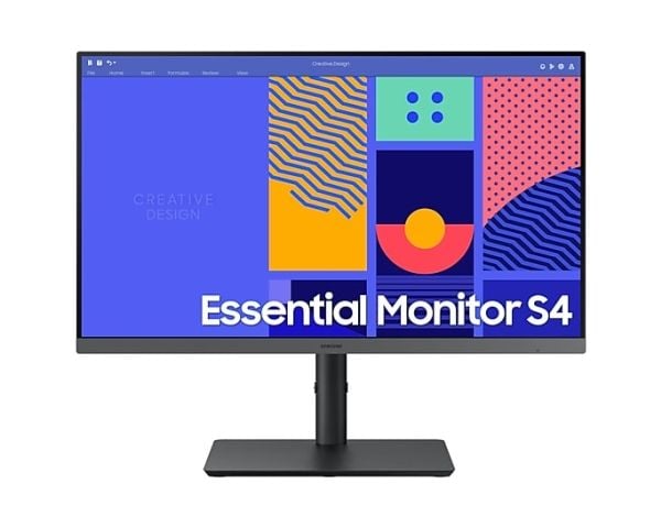 Samsung S24C432GAU - C432 Series - LED-skjerm - 24" - 1920 x 1080 Full HD (1080p) @ 100 Hz - IPS - 250 cd/m² - 1000:1 - 4 ms - HDMI, VGA, DisplayPo...